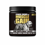 Muscle, Performance & Joint Support Soft Chews for Dogs – Chicken, Collagen & Flaxseed Oil for Mobility, Skin & Coat – 120 Count