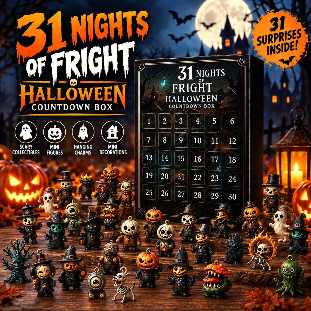 Halloween Countdown Calendar – 31 Days of Surprise Mini Toys