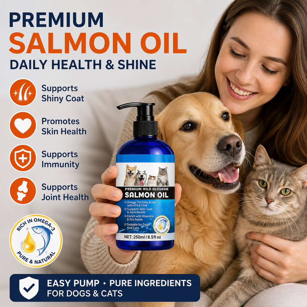 Pet Salmon Oil | Omega3 Skin & Coat Support
