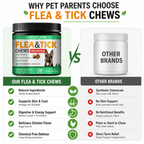 Daily Skin, Coat & Digestive Support Soft Chews for Dogs – Flaxseed, Brewer’s Yeast & Neem – Chicken Flavor, 120 Count