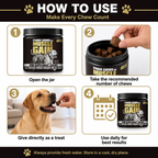 Muscle, Performance & Joint Support Soft Chews for Dogs – Chicken, Collagen & Flaxseed Oil for Mobility, Skin & Coat – 120 Count